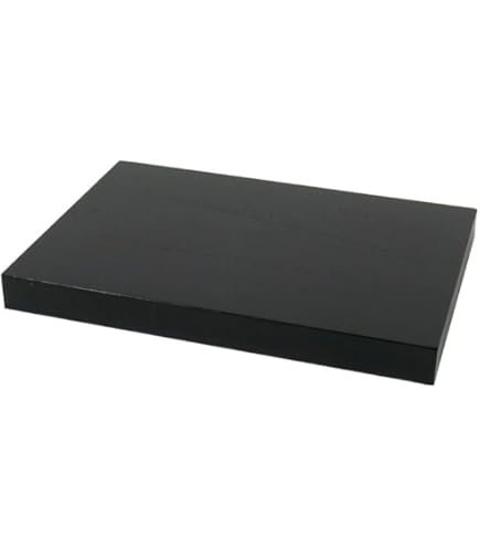 木製黒塗台　未使用 Amazon | 厚台 木製人形台 横28cm×奥22cm×厚2cm 木製黒塗台