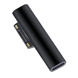 Surface Connector to Type-C 充電アダプター DC15V 45W Type C メス - Surface オス Microsoft Pro7/6/5/4 Surface Laptop 3/2/1 Surface Go Surface Book用
