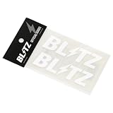 BLITZ(ブリッツ) BLITZ ﾛｺﾞｽﾃｯｶｰ w100mm WHITE(2枚入) 13555
