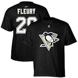 marc-andreフルーリーPittsburgh PenguinsブラックリーボックName & Number Tシャツ – XL