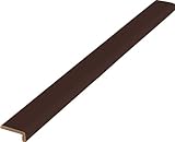 【大建工業】リモデルフロアー見切3T 樹脂仕様 壁見切 1950mmタイプ ウォールナット柄(ダーク) 用 YR0321-73 1ケース(2本入り)