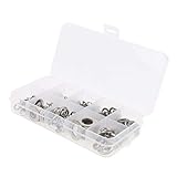 F Fityle ステンレススチール　フラット＆スプリングロック　ワッシャーキット　店舗　修理専用　260個（m2.5-10）