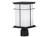 Kenroy Home 70003TB Mesa Medium Post Lantern with 6-Inch Shade [並行輸入品]