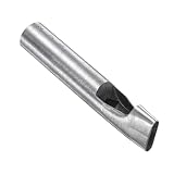 CoCud ホローパンチ 5mm x 22mm 穴 45#鋼製 楕円形ガスケットツール - 用途：レザーDIY レザークラフト ウォレット用