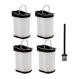 Neutop 4個 シャーク 掃除機 フィルター 交換用 EVOPOWER EX フィルター XFFWV400J 対応 shark フィルター evopower dx / WV400J / WV405J / WV406J / WV415J / WV416J / WV310JMV 互換品 WV406J 交换用品