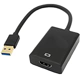 エスエスエーサービス USB3.0 - HDMI 外付け ディスプレイアダプタ 外付け [ 1080P 対応] SU3-HD1080シリーズ (1個入（SU3-HD1080）)