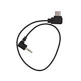 Toileum カメラコントロールケーブル Type-C-TRS 2.5mmケーブル Ronin SC, RSC2, RS2, RS3スタビライザ用 Fuji XT2,XT3,XH1，EOS 80D,70D,77D専用の制御線(Type-C to TRS2.5mm)