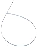 Cambridge 50 pcs- 48" 175 Lbs Tensile Strength, Heavy Duty Nylon Cable Ties, Natural CONTRACTOR PACK