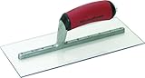 MARSHALLTOWN The Premier Line PMXS1D 11-Inch by 4-1/2-Inch Plastic Finishing Trowel with Curved Dura