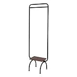 ハンガーラック　BOUTIQUE 棚付き (W65cm, ブラウン)