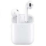 Bluetooth イヤホン ワイヤレス 高音質 自動ペアリング マイク内蔵 左右分離型 ホワイト充電収納ケース付