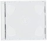 コムコム COMCOM10mm厚CDジュエルケース 3枚収納 透明 10個 CDS3