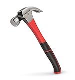TEKTON 30323 Jacketed Fiberglass Magnetic Head Claw Hammer, 16-Ounce [並行輸入品]