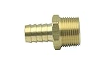 Generic Brass Barb Fitting Coupler / Connector 5/8 Hose ID x 3/4 Male NPT( Pack of 5 ) [並行輸入品]