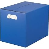 トラスコ中山:TRUSCO ダンボールプラスチックケースセット 45L ダークブルー TDP-A3D DB 型式:TDP-A3D DB（1セット:5枚入）