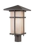 Trans Globe Lighting 40015 AR 18-Inch Mission Post Mount Lantern [並行輸入品]