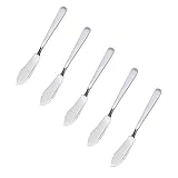 髙儀(Takagi) 日本製 ライラック バターナイフ 5本組 まとめ買い 業務用 カトラリー シルバー ナイフ バター マーガリン ジャム キッチン シンプル