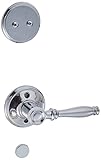 Schlage f94-bir Birminghamダミー内部パックwithデッドボルトカバープレート、 F94BIR625