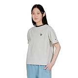 [チャンピオン] 半袖Tシャツ 半袖 丸首 綿100% Relax Fit ビッグロゴ刺繍 ショートスリーブティーシャツCW-C302 レディース オートミール