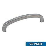 25パックRokハードウェア3 – 3 / 4 " ( 96 mm )センターつや消しニッケルモダンスタイルソリッドメタルキッチンキャビネット引き出しドアハンドルプル4 – 1 / 16 " ( 10
