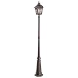 Trans Globe Lighting 5423 BK 1-Light Pole Lantern, Black [並行輸入品]