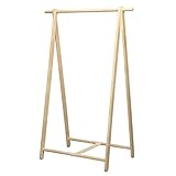 ハンガーラック 天然木 オープンラック ラック カラー：ナチュラル