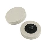 2" Roloc Compressed Wool Polish Buff Wheel Pad - Flat, 1/2" Thick [並行輸入品]