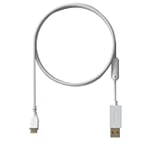 Pulsar Gaming Gears USB-C パラコードケーブル – 1.8m ベントヘッド Type-C to Type-A (ホワイト)