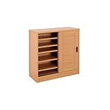 【JAJAN】引き戸ルーバー シューズボックス【ルーシー】幅90cmロータイプ ナチュラル(奥行39cm 高さ90cm)〔靴箱・下駄箱〕〔玄関収納・通気性抜群〕[レビュープレゼント対象商品]