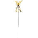 Golden Angel Wind SpinnerクリスマスGarden Stake