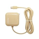 mitas Type-C 充電器 急速 USB ACアダプター 2.4A 12W スマホ iPad タブレット Android Switch ゲーム機 ノートパソコン対応 ケーブル一体型 軽量 折りたたみ式 海外対応 （カフェオレ）