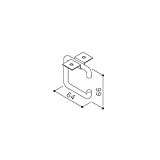 YKKAP メンテナンス部品 補助柱保持金具 (HHK1-7397) [YB]ブロンズ