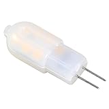 Reelco 6-Pack G4 LED Bi-Pin base Light Bulb 2Watt Mini Lamps AC DC 12V Warm White 2700k-3000k Jc10 B