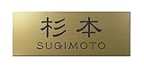 丸三タカギ 彫り込み済表札 アクリル APG2-G-3-1-杉本 【完成品】