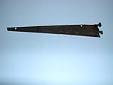 12 "シェルフブラケットfor 1 / 2 " x 1 " Onセンター標準0.125 " thick-chrome-lotの25