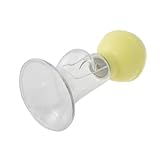 uxcell　マニュアルの母乳ポンプ　プラスチック製ライトイエロー　コンテナ　よい代替品