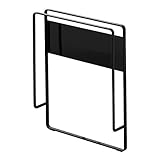 マグネット珪藻土バスマットスタンド タワー(ブラック)