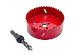 HSS バイメタル ホールソー 電動ドリル 穴あけ 掘削 穿孔 単品 (100㎜)