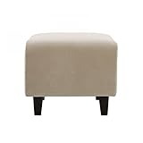 【単品】足置き（オットマン）【LeJOY】スタンダードタイプ アーバングレー 脚：角錐／ダークブラウン 【リジョイ】：20色から選べる！カバーリングソファ