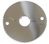 Larsen Supply 03 – 1551クロムメッキ、床＆天井、分割フランジ、Fits 3 / 8インチアイアンパイプまたは1 / 2インチ内側直径Cop 6 03-1551