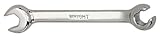 Wright Tool 1046 6-Point Combination Open End Flare Nut Wrench, 9/16 by Wright Tool