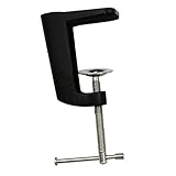 Fenteer 調節可能　アーム式　クランプ　メタル　クリップ　テーブル　机用 - ブラック