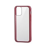 エレコム iPhone 12 mini ケース Qi充電対応 360度保護 レッド PM-A20AHV360MRD