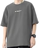 [aspersio] [アスペルシオ] ストリート系 半袖 tシャツ クルーネック オシャレ 英字 プリント プルオーバー メンズ