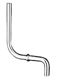 TOTO 大便器用洗浄管(32mm、隅付ロータンク用) TS570D