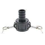 P Prettyia IBCバレル　アダプター　ホース　C／Aタイプ　クイックコネクト　1.5インチ　30mmチューブ用　