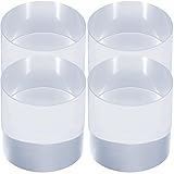 つくしサイエンス アクリル円柱 直径40mm×高さ40mm 4個 透明 台座 展示 撮影 陳列 什器 ラウンド ブロック ベース クリア ディスプレ アイテムイスタンド 円形 丸 4cm 4センチメートル 40ミリメートル R40-40*4