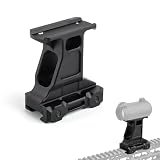 NECARL GGタイプ T-1 T-2 対応 ハイマウント ライザーマウント ドットサイトマイクロマウントベース 20mmレール対応 金属製 Fast Micro Mount レプリカ (ブラック)