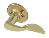Honeywell 8106004R Wave Dummy Right Door Lever, Polished Brass by Honeywell