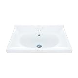 洗面ボウル 陶器 オーバーカウンタータイプ 埋め込み スクエア 幅62cm INK-0402028H